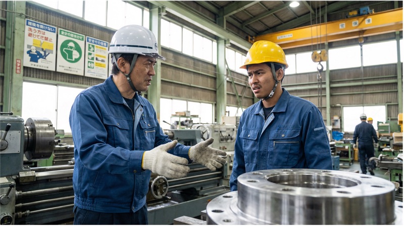 外国人材への指示