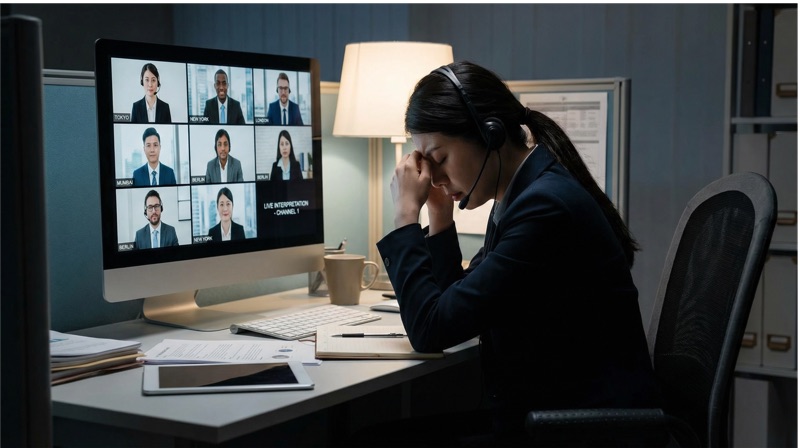 Web会議の翻訳